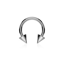 Циркуляр титановий з зовнішньою різьбою, 1.2×8 мм, конуси 3 мм