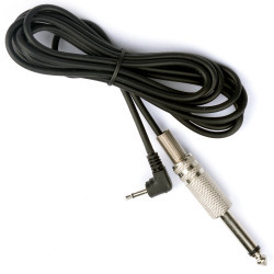 Клип-корд для работы с Блоком Питания (разъем 2,5 mm / 6.35 mm) L-образное окончание