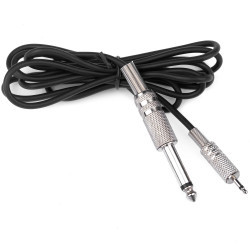 Клип-корд для работы с Блоком Питания (разъем 2,5 mm / 6.35 mm) металлический штекер