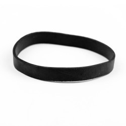 Бандажные резинки чёрные (50 шт) широкие