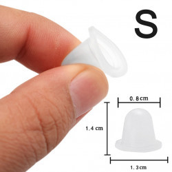 Емкости для пигментов конусообразные силиконовые маленькие (100 шт.)