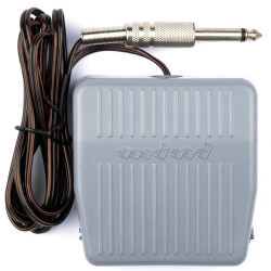 Педаль для работы с Блоком Питания (разъем 6.35 mm) квадратная серая