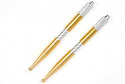 Манипула для микроблейдинга односторонняя для плоских игл (золотая)