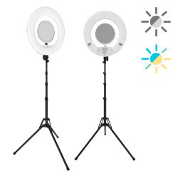 Кільцева лампа ringO Bi color (white)