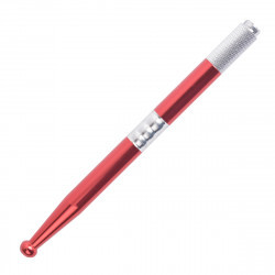 Манипула для микроблейдинга односторонняя для плоских игл (красная)