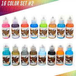 SET - 30 ml World Famous [16 Color Ink #2]