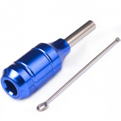 Модульний тримач синій 25 мм з штовхачем