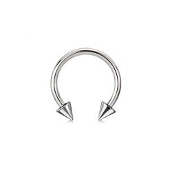 Циркуляр титановый с внутренней резьбой, 1.2×8 мм, конусы 4 мм