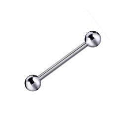 Титановая штанга с внутренней резьбой 1.6×16 мм, шарик 5 мм