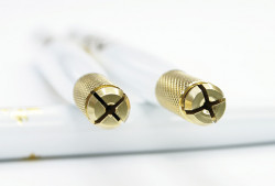 Манипула для микроблейдинга односторонняя для плоских и круглых игл (белая с узором)