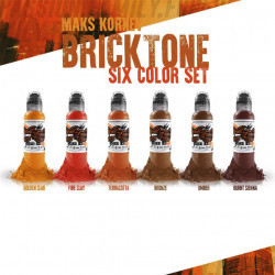 SET - 30 ml World Famous [Mak`s Brick Tone]