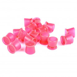 Емкости силиконовые розовые 14 мм (100 шт)