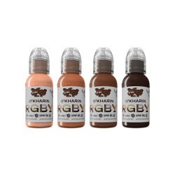 SET - 30 ml World Famous Skin Tone Red [Sasha O’Kharin RGBY]